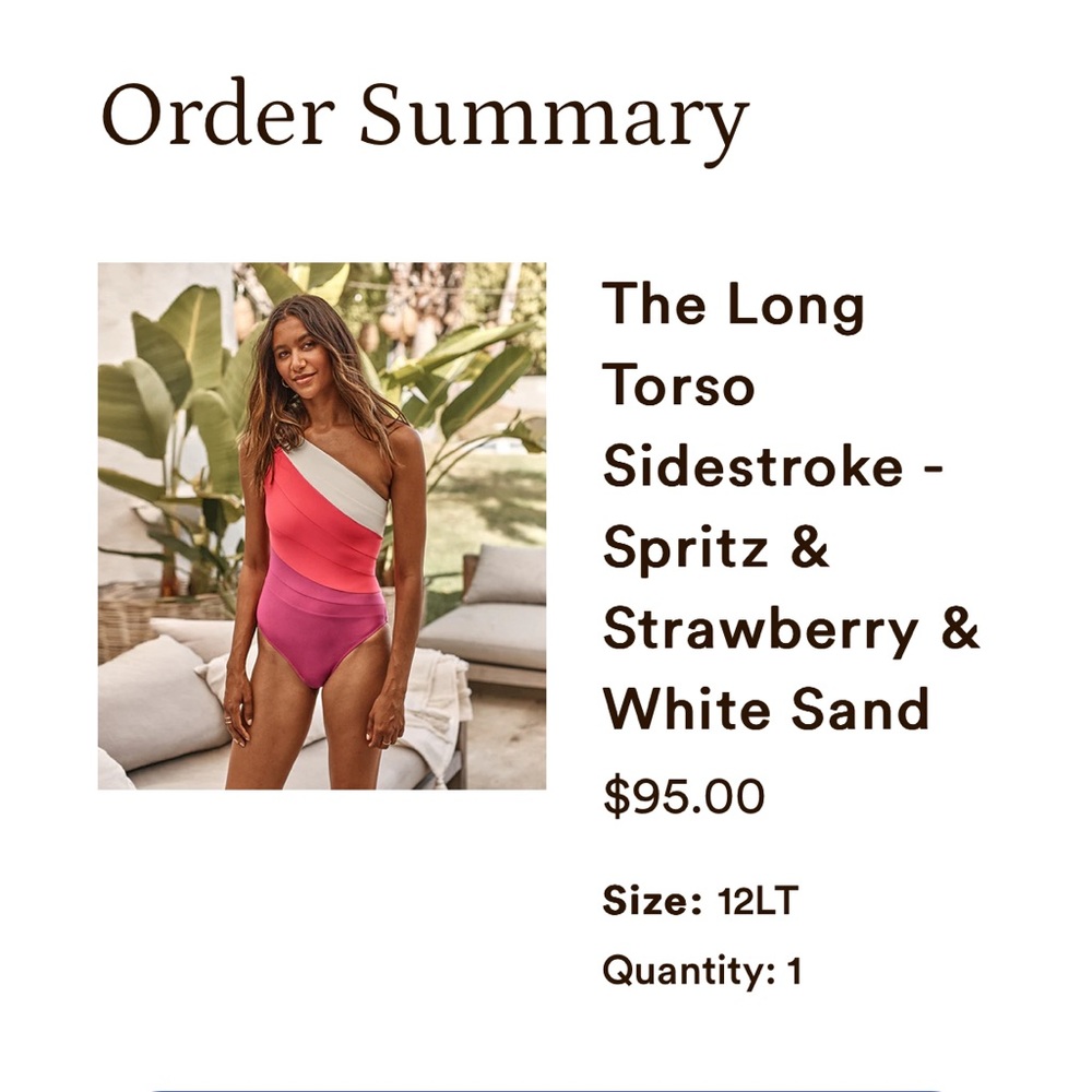 Summersalt Sidestroke bathing suit